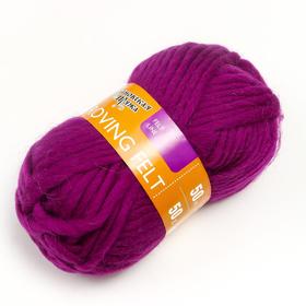 

Пряжа Roving felt (Валя) 100% шерсть 50м/50гр (1441 т.орхидея)
