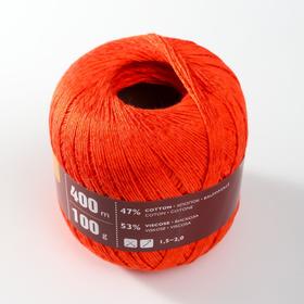 

Пряжа Softness (Нежность) 47% хлопок, 53% вискоза 400м/100гр морк_x1 (30670)