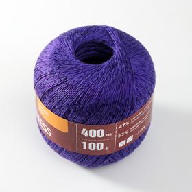 

Пряжа Softness (Нежность) 47% хлопок, 53% вискоза 400м/100гр фиолет_x1 (30071)