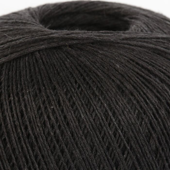 Пряжа Village (Крестьянка) 34% хлопок, 33% вискоза, 33% лен 430м/100гр (черный_x1)