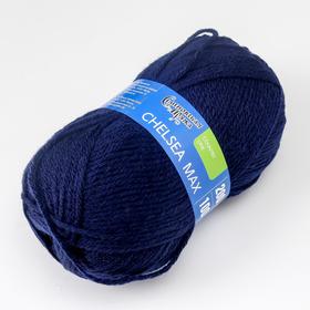 

Пряжа Chelsea MAX (Челси max) 50% шерсть англ.кроссбред, 50% акрил 200м/100гр (59 т.синий)