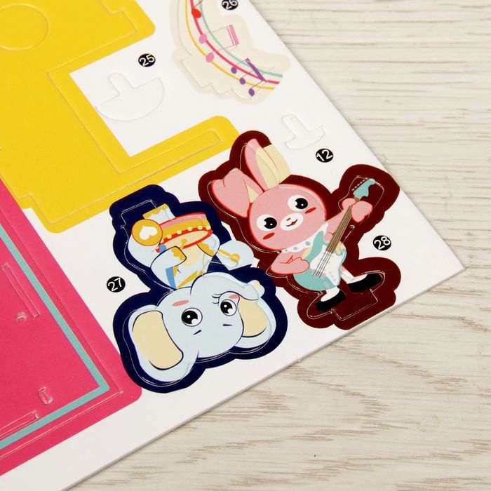 Набор для создания музыкальной коробочки "Зверятки"