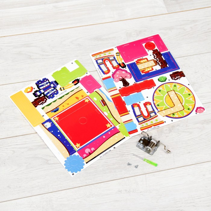 Набор для создания музыкальной коробочки "Путешествие"