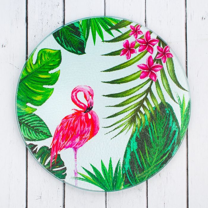 Многофункциональная разделочная доска "Фламинго", 20 см