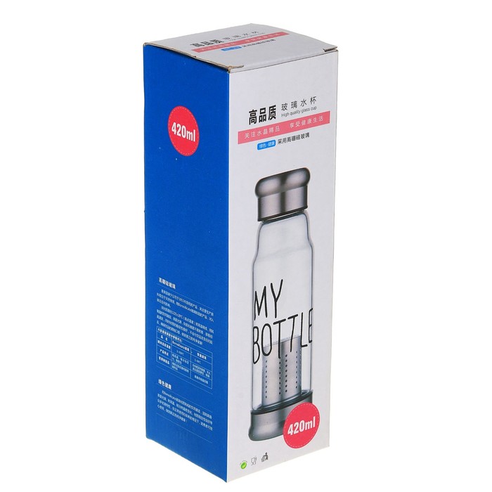 Бутылка для воды My Bottle с заварником, 420 мл
