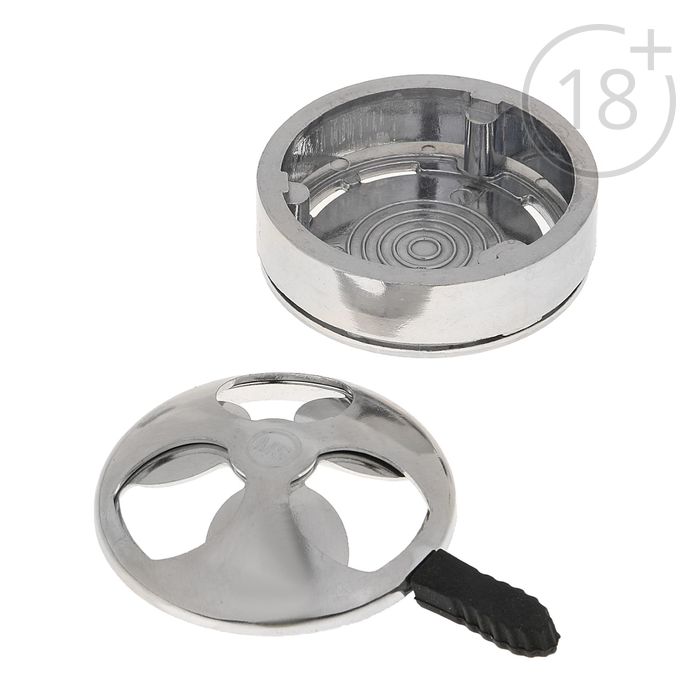 Калауд для углей "King size", большие лопасти,с силиконовой ручкой 11,5*8*4см