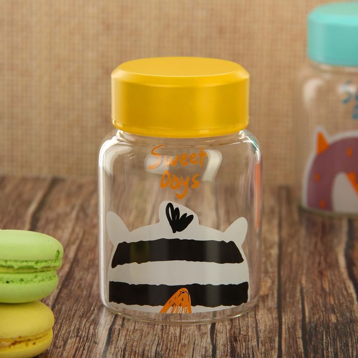 Бутылка 300 мл "Зверята", цвета МИКС