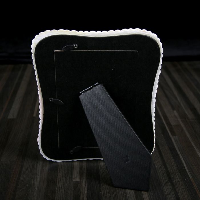 Фоторамка полистоун 10х15 см "Мишутка" розовая 21х16,5 см