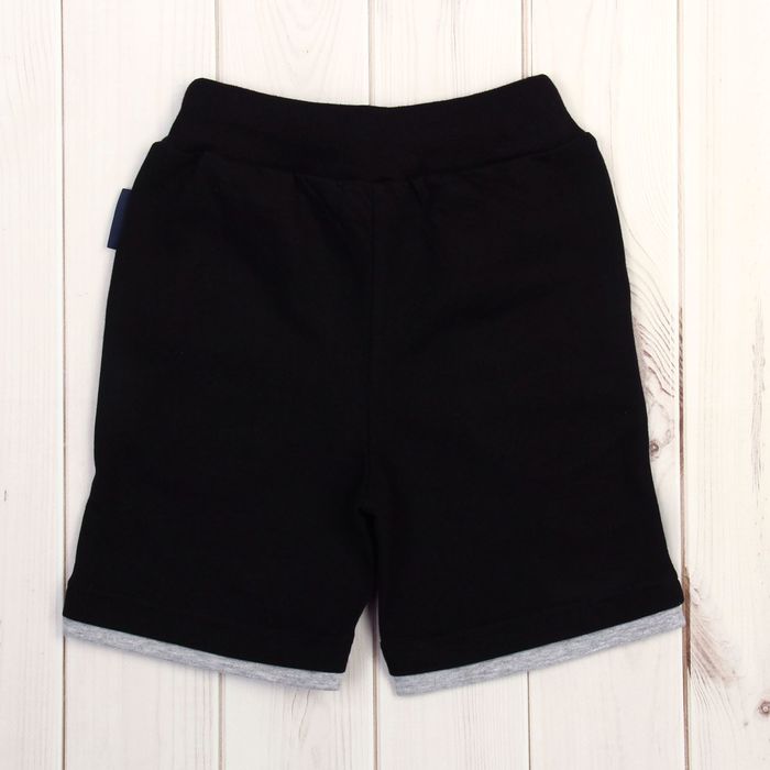 Шорты для мальчика, рост 110 см (60), цвет чёрный