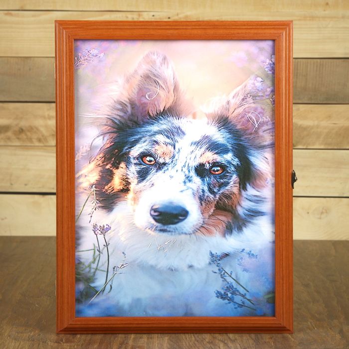 Ключница "Дружок" вишня 45х33х6 см