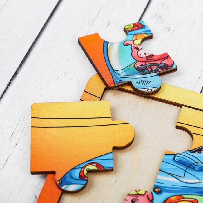 Пазл "Троллейбус"