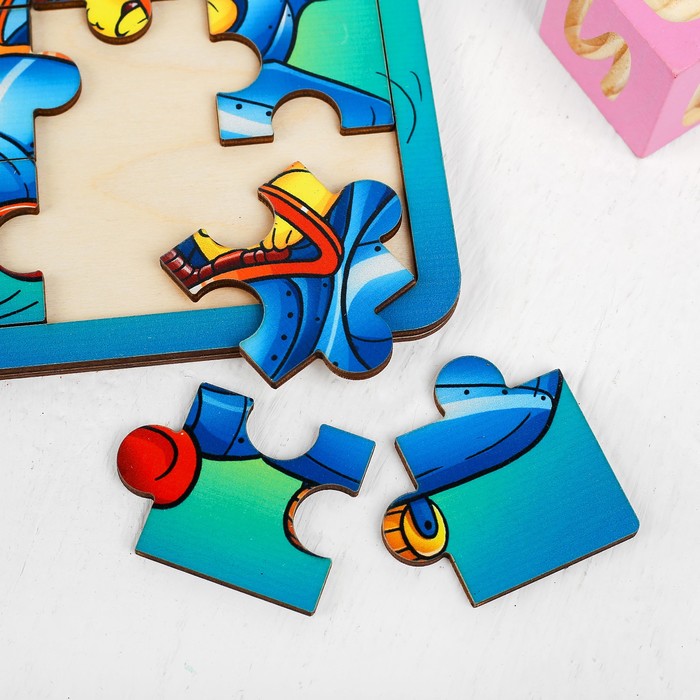 Пазл "Птенчик на самолёте"