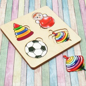 

Больше-меньше «Игрушки» развивающая доска