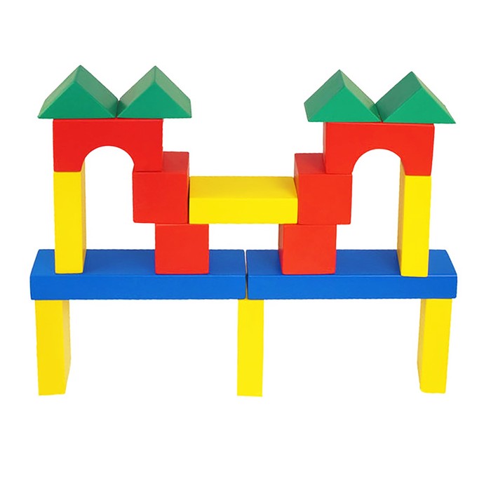 Конструктор детский "Строитель" настольный 18 элементов