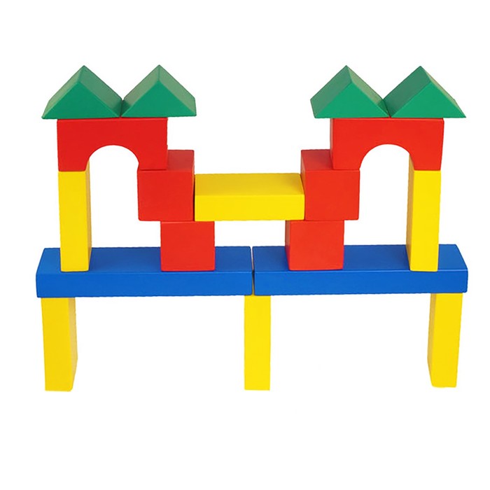 Конструктор детский "Строитель" настольный, 18 элементов