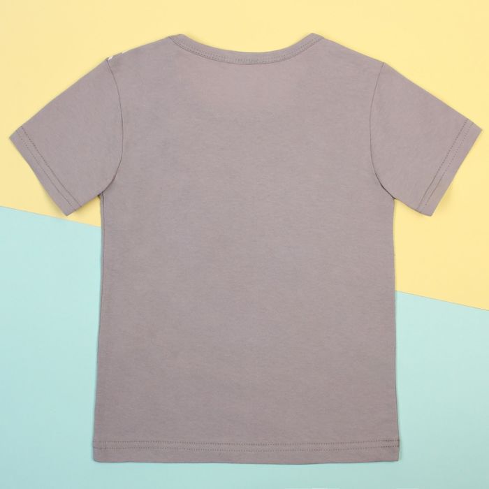 Футболка детская KAFTAN "Summer", рост 110-116 (32), 5-6 лет, цвет серый