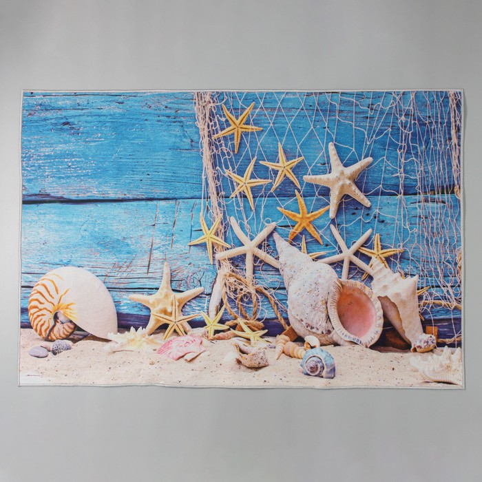 Ковер для ванной "Морские звезды"