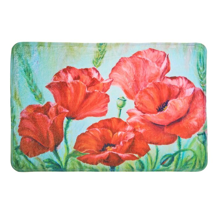 Коврик для ванной "Маки"