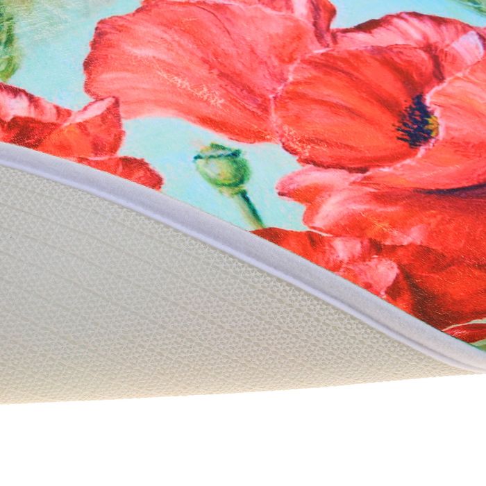 Коврик для ванной "Маки"