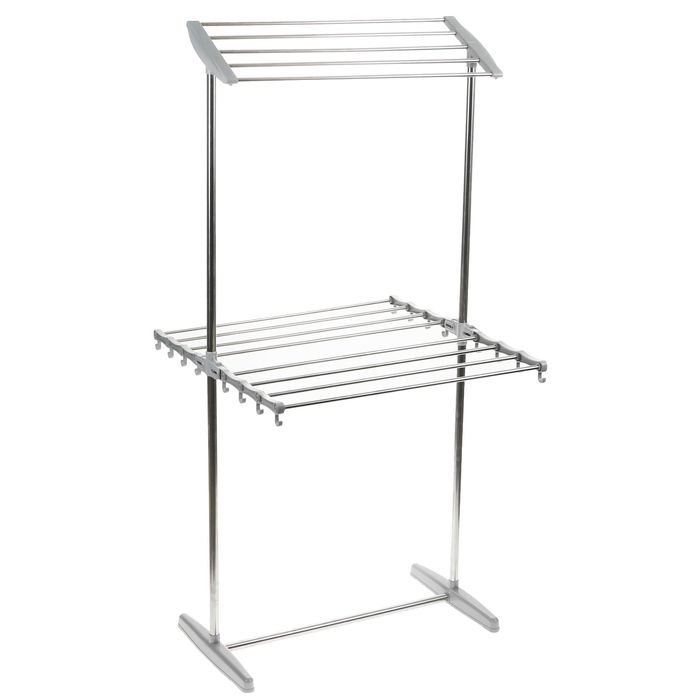 Сушилка для белья напольная 62х36х130 см, 8 м, 2х-уровневая