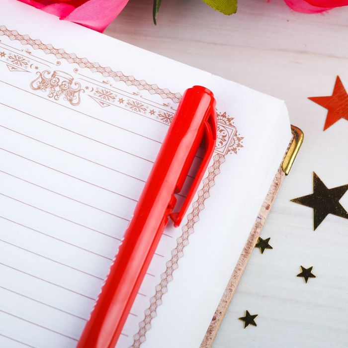 Ручка пластик красная «Смоленск», 13.7 см