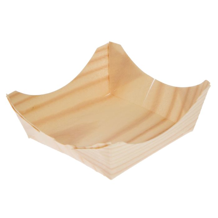 Тарелка-корзинка 8х3 см, в упаковке 100 шт