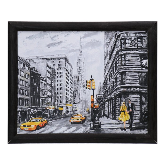 Картина "Такси" венге