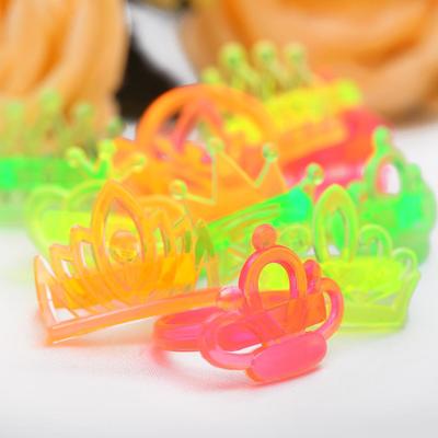 Кольцо детское "Короны", цвет МИКС, форма МИКС