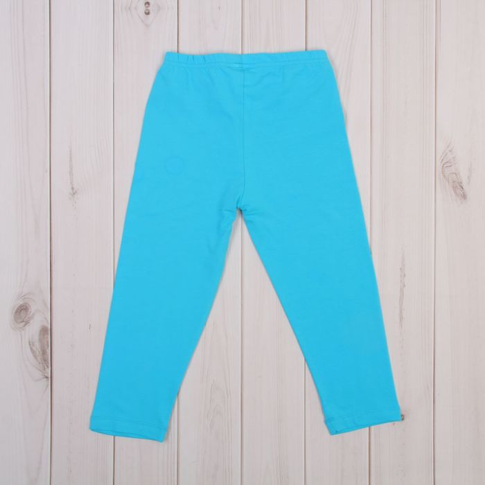 Бриджи для девочки, рост 146 см, цвет бирюзовый