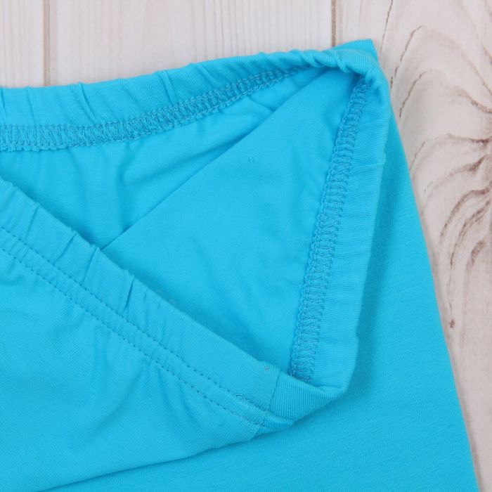 Бриджи для девочки, рост 146 см, цвет бирюзовый