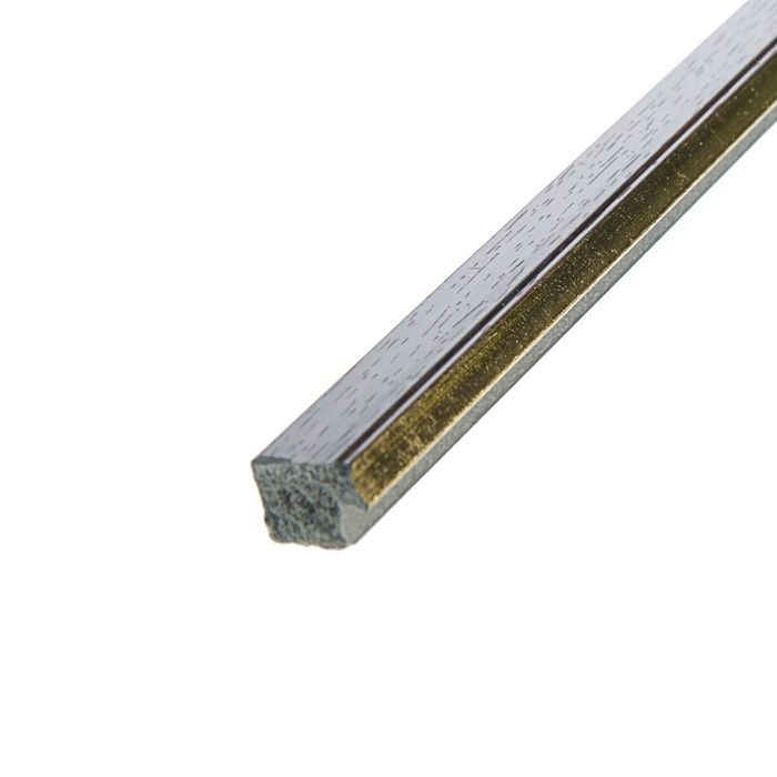 Багет пластиковый 15 мм х 11 мм х 2,9 м (Ш х В х Д) CD 1511–46 коричневый/золотой