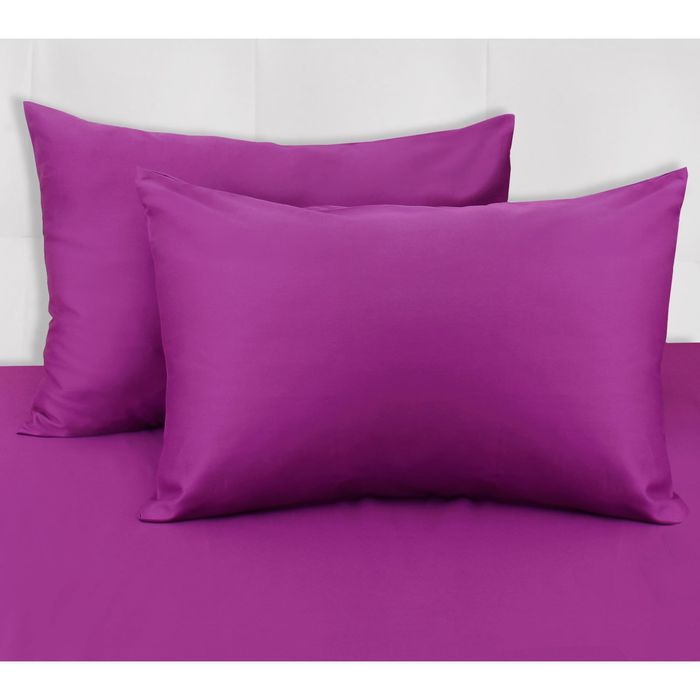 Комплект наволочек "Этель" Фиалка 50*70 см - 2 шт, 100% хлопок, сатин