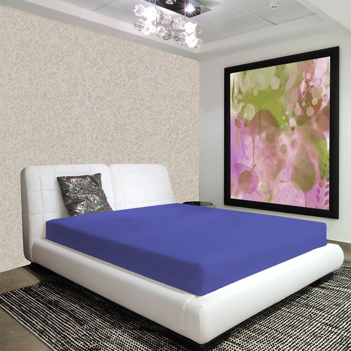 Простыня на резинке "Этель" Океан 180х200 + 20 см, 100% хлопок, сатин