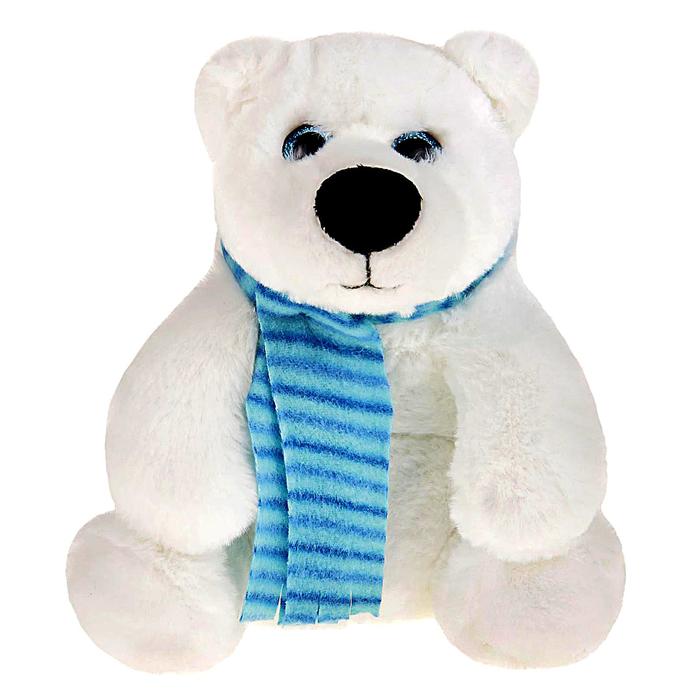Мягкая игрушка "Медведь белый Галант", 20 см