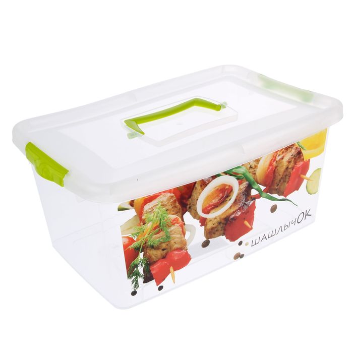 Контейнер с крышкой 9 л "Шашлык"