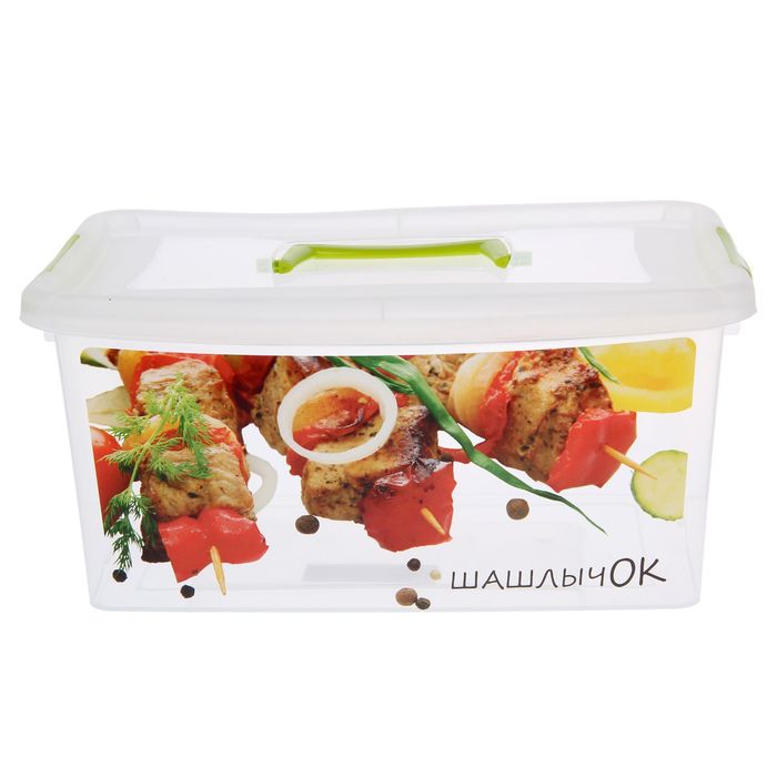 Контейнер с крышкой 9 л "Шашлык"