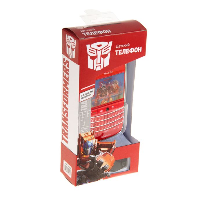 Телефон "Transformers" на батарейках, в коробке