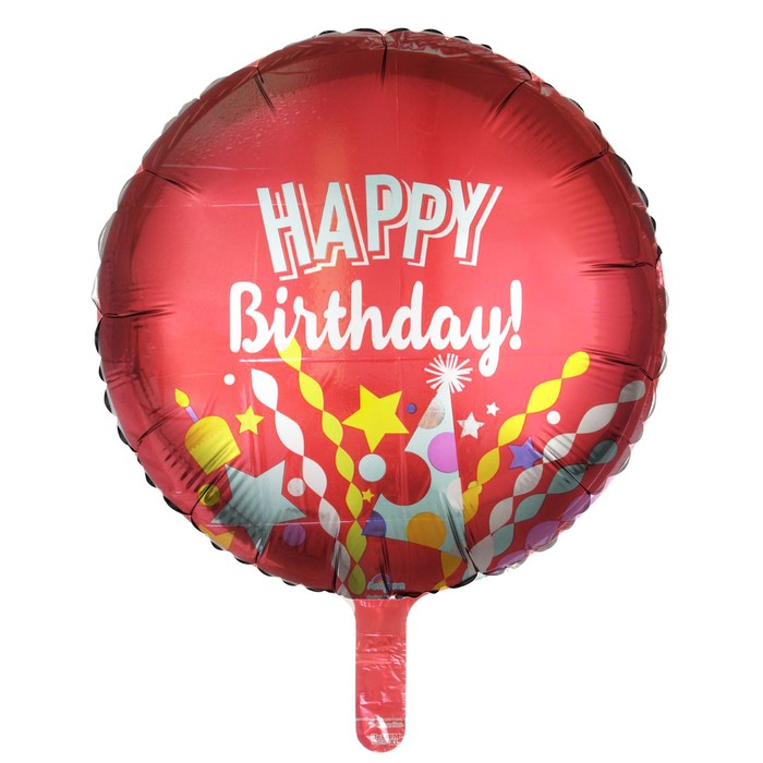 Шар фольгированный 18" "С Днем рождения" праздник