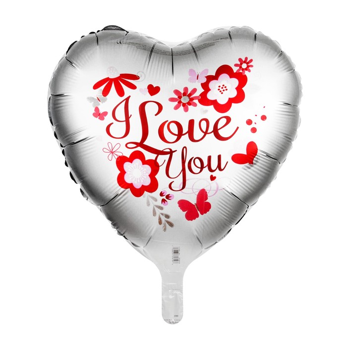 Шар фольгированный 18" "Я тебя люблю" цветы
