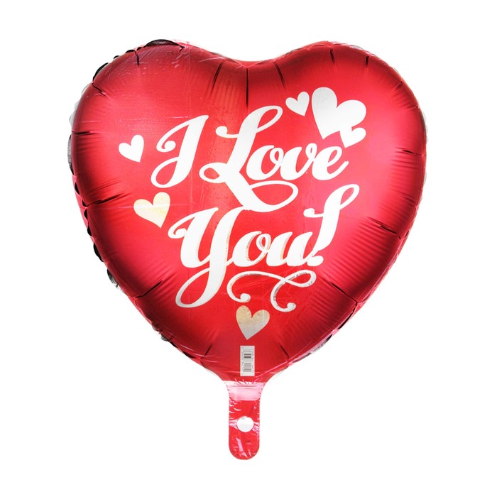 Шар фольгированный 18" "Я тебя люблю" цердца