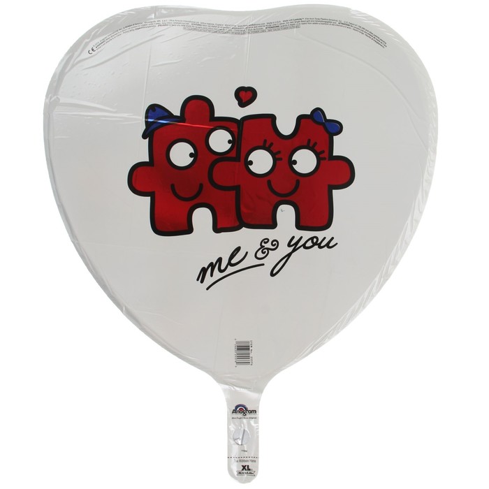Шар фольгированный 18" ME&amp;YOU Пазл красный