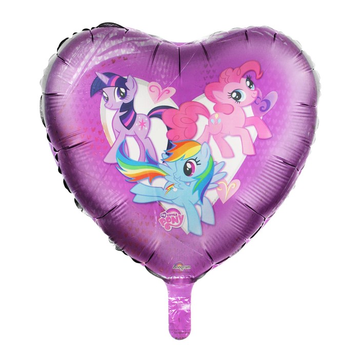 Шар фольгированный 18" My Little Pony сердце