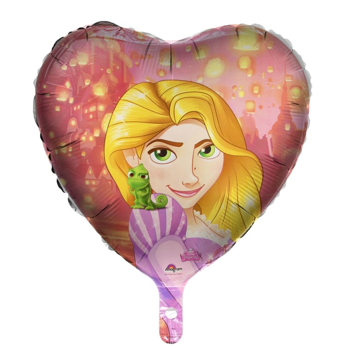 Шар фольгированный 18" Рапунцель, сердце