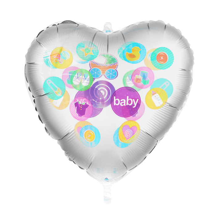 Шар полимерный 32" ДЖАМБО/ИНСАЙДЕР "С Рождением Малыша"