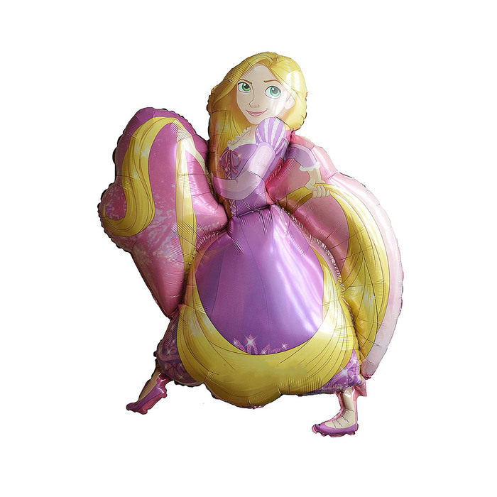 Шар фольгированный "Рапунцель" без палочки