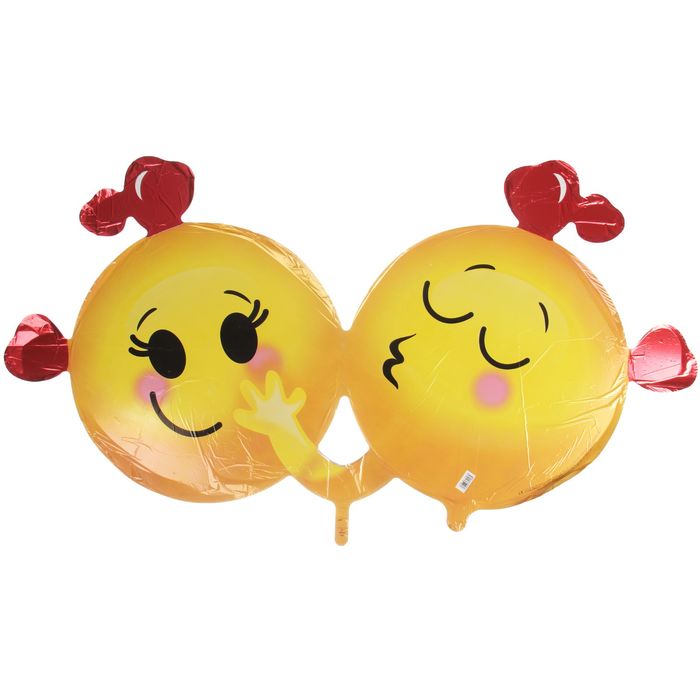 Шар фольгированный 35" "Улыбки влюбленные"