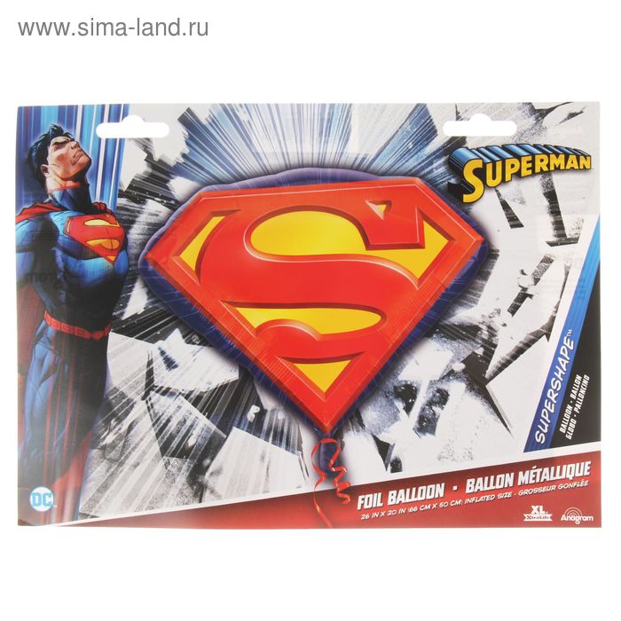 фото Шар фольгированный 26" «супермен», эмблема anagram