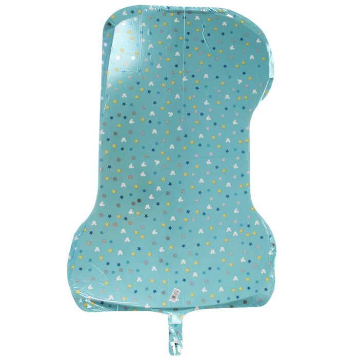 Шар фольгированный 28" ЦИФРА 1 Микки Маус Первый ДР