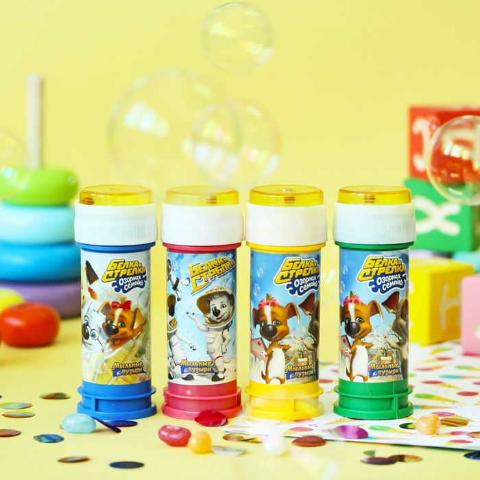 Мыльные пузыри Белка и Стрелка 50мл