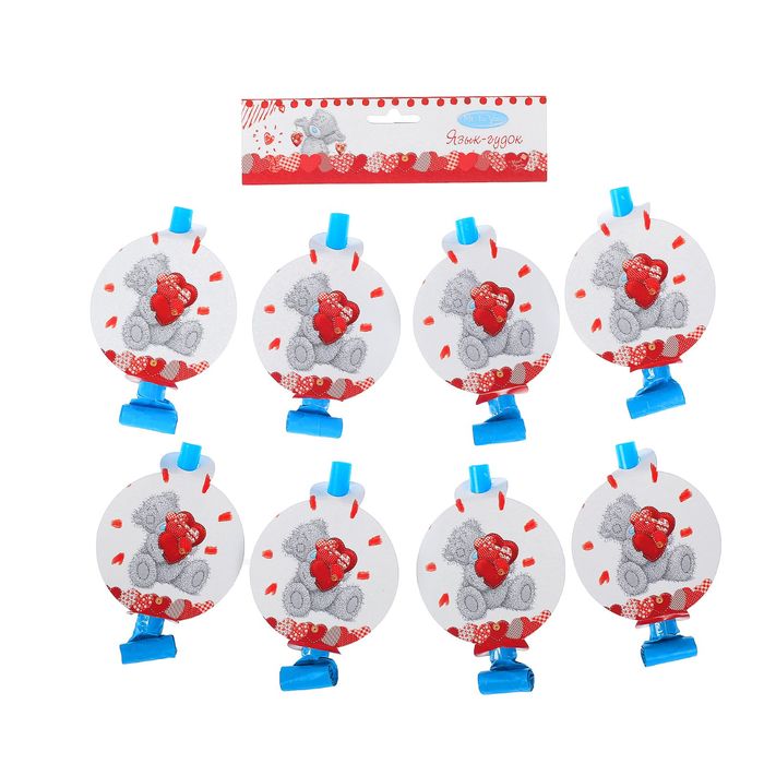 Язык-гудок Me to You RED (набор 8 шт)